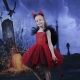 Costume Fille diablesse tutu avec la fourche et les ailes de diable
