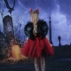 Costume Fille diablesse tutu avec la fourche et les ailes de diable