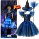 Costume Fille socricère tutu bleu lumineux LED