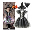 Costume Fille socric&egrave;re tutu orange lumineux LED