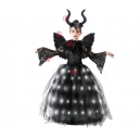 Costume Fille Mal&eacute;fique tutu lumineux LED