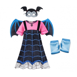 Costume Fille Vampirina avec le demi masque