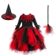 Costume Fille robe tutu noir et rouge