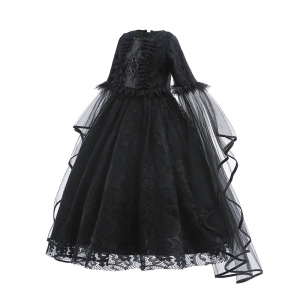 Costume Fille veuve noire avec sac