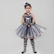 Costume Fille sorcière tutu rose et 4 accessoires