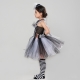 Costume Fille sorcière tutu rose et 4 accessoires