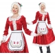 Robe longue mère noël 