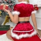 Costume ensemble robe mère noël