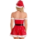 Costume robe à capuche mère noël 