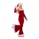 Robe à capuche mère noël