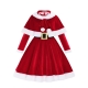 Costume robe mère noël filette