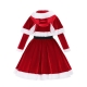 Costume robe mère noël filette