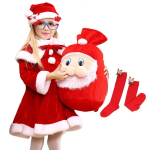 Costume robe et sac no&euml;l filette