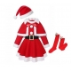Costume robe et chaussettes noël filette