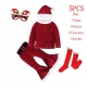 Costume robe et chaussettes noël filette
