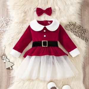 Costume robe no&euml;l filette