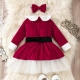 Costume robe et chaussettes noël filette