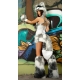 Costume chien Husky en fourrure