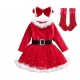 Costume robe et chaussettes noël filette