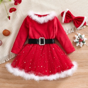Costume robe no&euml;l filette
