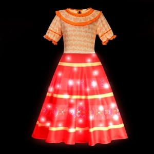 Costume Fille Dolores encanto lumineuse LED 