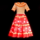 Costume Fille Mirenda encanto lumineuse LED 