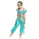 Costume pour fille Yasmine Aladdin avec la lampe et collier