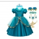 Costume pour fille robe Yasmine Aladdin avec la coiffe