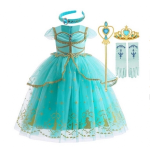 Costume pour fille robe jasmine Aladdin