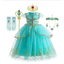 Costume pour fille robe Yasmine Aladdin avec perruque