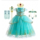 Costume pour fille robe jasmine Aladdin avec accessoires