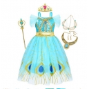 Costume pour fille robe Yasmine Aladdin avec perruque
