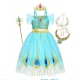 Costume pour fille robe Yasmine Aladdin avec perruque