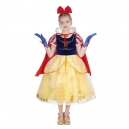 Costume Blanche neige avec la paire de gants et parure de bijoux