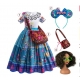 Costume Fille Mirenda encanto avec la perruque