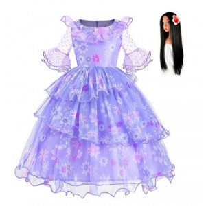 Costume Fille isabella encanto avec la perruque