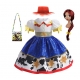 Déguisement Jessie Toy Story sequins avec accessoires pour fille