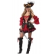Costume pirate rouge