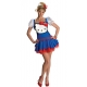 Costume Hello Kitty bleu