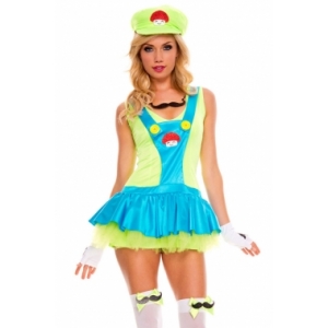 Costume super mario bros luigi