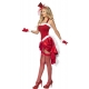 Costume robe mère noël pin-up