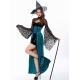 Costume sorciere bleue avec chapeau