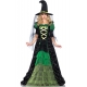 Costume sorciere robe longue avec chapeau