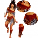 Costume jungle femme préhistorique