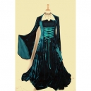 Robe m&eacute;divale verte Catherine Stark game of throne