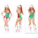 Body m&egrave;re no&euml;l  sucre d'orge  avec jambi&egrave;res