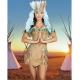 Costume  l'indienne chamane