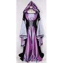 Robe m&eacute;divale violette