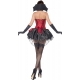Costume vampire queue de pie avec col