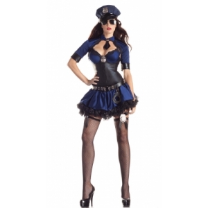 Costume la polici&egrave;re avec k&eacute;pi souple